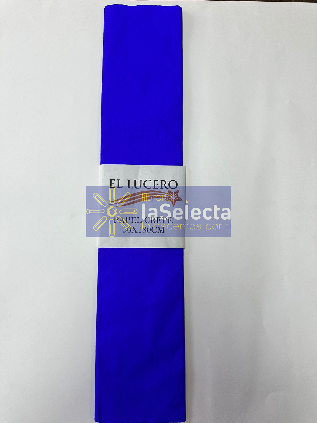 PAPEL CREPE AZUL ELECTRICO EL LUCERO